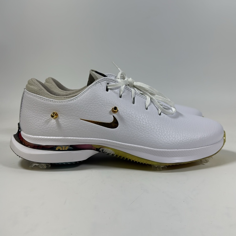 Men’s Nike Air Zoom Victory Tour 3 NRG Eastside Golf White-Gold FJ2241-101 - Picture 2 of 4